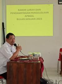 Rakor Lurah dan Pendampingan Pengelolaan APBKal 2023