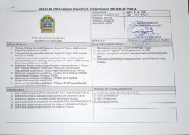 SOP PERMOHONAN INFORMASI PUBLIK 