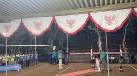 Opening Turnamen Voli Linggamanik