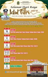 Pengumuman cuti dan libur