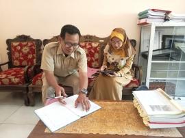 Kunjungan dari Dinas Perpustakaan