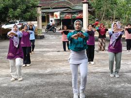 Senam sehat bersama mbak Ana