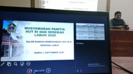 Musyawarah kegiatan Sedekah Labuh